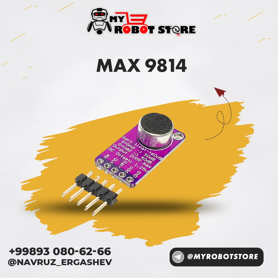Датчик звукового контроля  MAX9814switch обнаружения свисток Переключатель усилитель микрофона