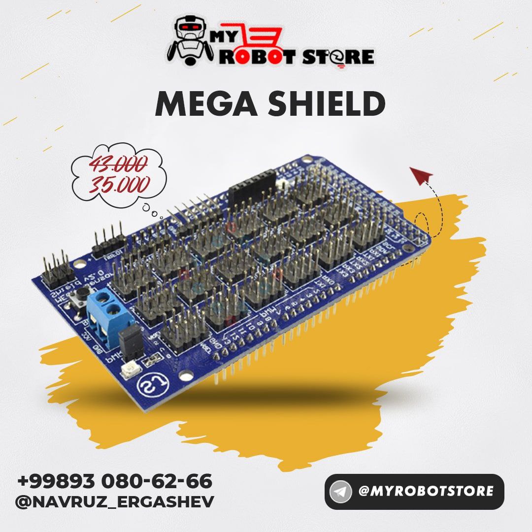 MEGA Shield Плата расширения MEGA 2560 SUP IIC Bluetooth SD Robot Parts