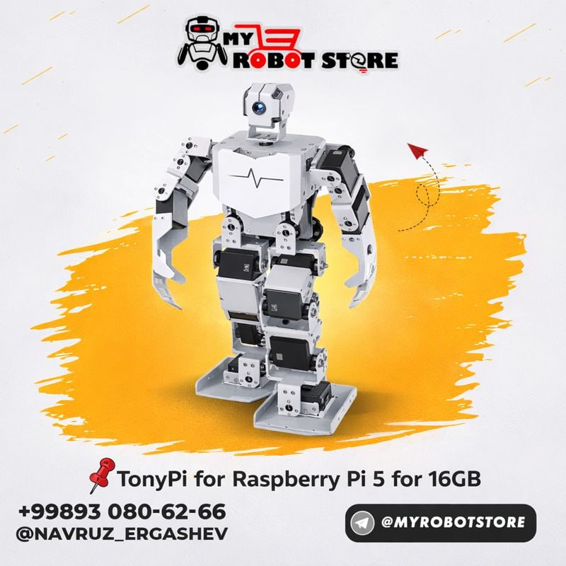TonyPi для Raspberry Pi 5 (16 GB)