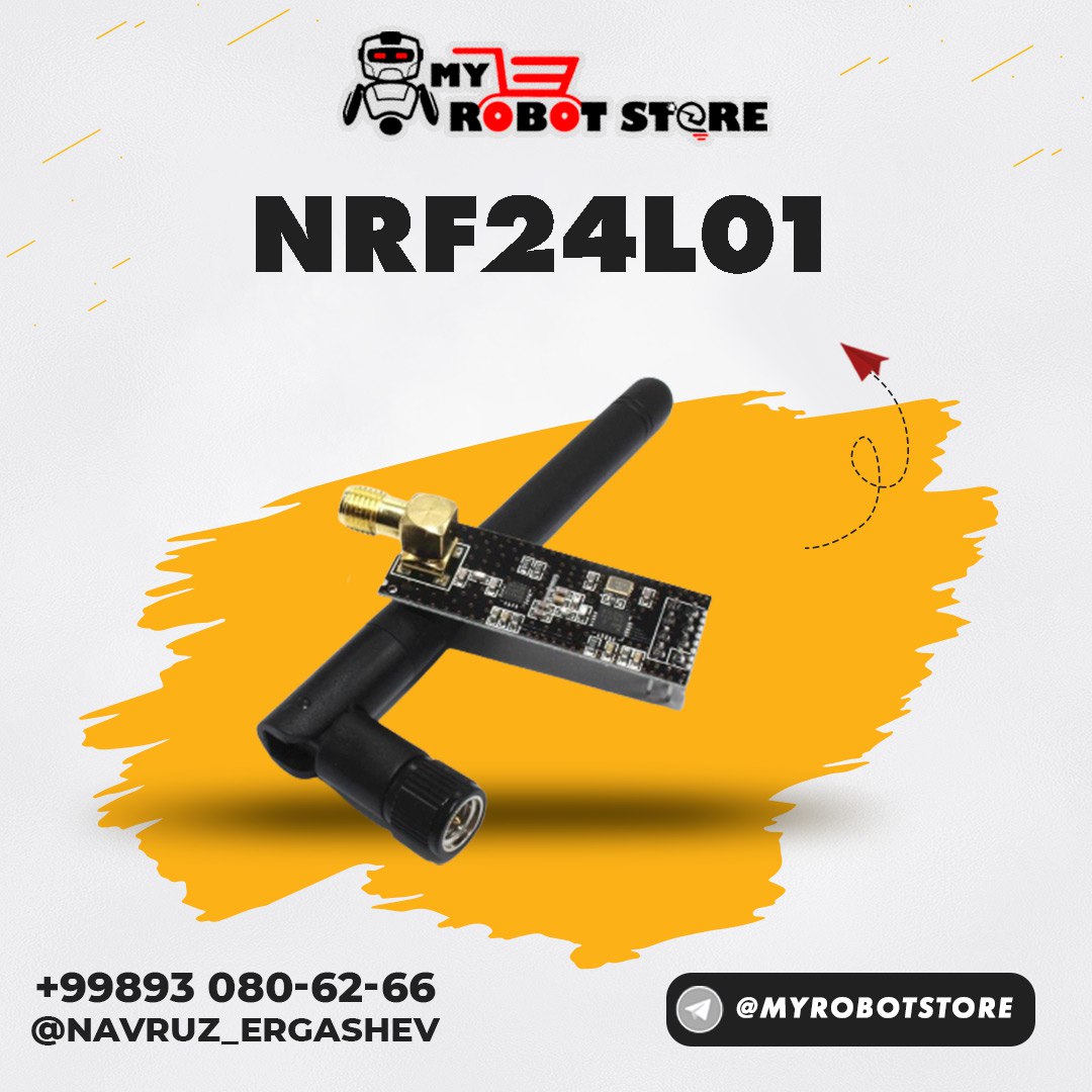 Беспроводной модуль NRF24L01 + PA + LNA с антенной