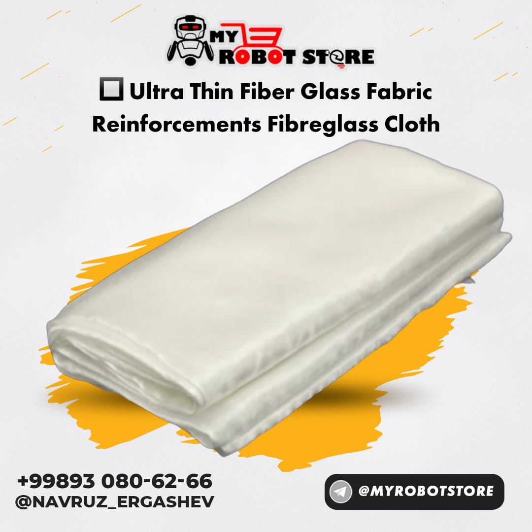  Ultra Thin Fiber Glass Fabric Reinforcements Fibreglass Cloth with Good Density and Finish High Temperature Resistance