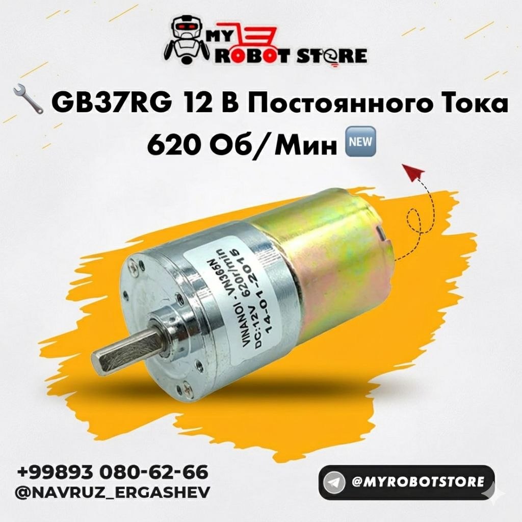 GB37RG 12 В постоянного тока 620 об/мин
